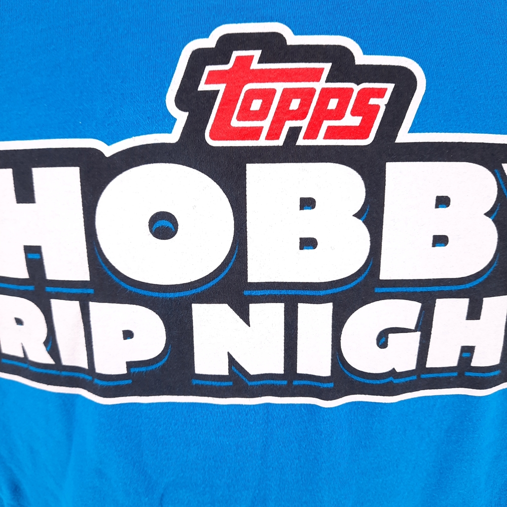 2024 Topps Trading Cards  Hobby Rip Night Blue T-shirt Adult XL - Picture 3 of 7